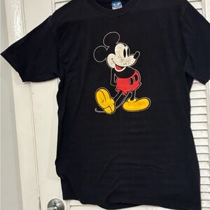 Disney Black Tee with Mickey Mouse Graphic vintage